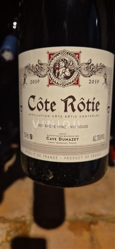 Rona dolina Côte-rôtie Cave Dumazet 2019
