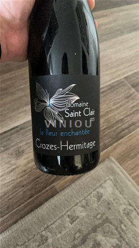 Thung lũng Rhône Crozes-hermitage Domaine Saint Clair La Fleur Enchantée 2023