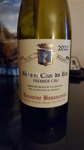 Burgundsko Beaune Premier Cru Domaine Besancenot Beaune Clos du Roi 2022