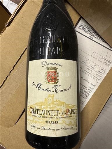 Vallée du Rhône Châteauneuf-du-pape Domaine Moulin-Tacussel 2016