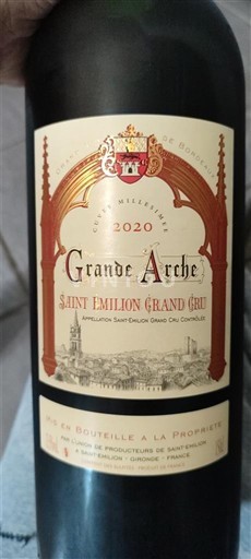 Bordeaux Saint-Émilion Grand Cru Grand Cru Grande Arche 2020