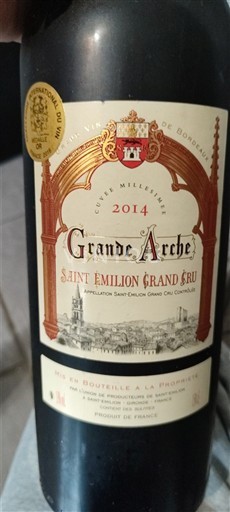 Bordeaux Saint-Émilion Grand Cru Grand Cru Grande Arche 2014