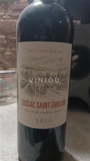 Bordeaux Lussac-Saint-Émilion Lussacsaintémilion 2022