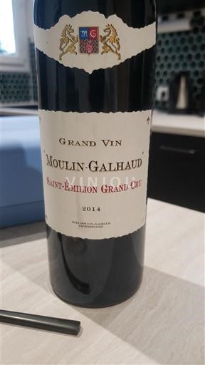 Bordeaux Saint-Émilion Grand Cru Moulin-Galhaud 2014