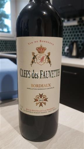Burdeos Bordeaux Clefs des Fauvettes 2019