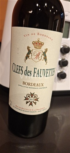 Bordeaux Clefs des Fauvettes 2019