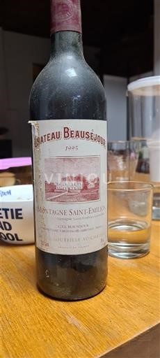 Bordeaux Montagne-saint-émilion Château Beauséjour 1995