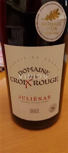 Beaujolais Juliénas Domaine La Croix Rouge 2022
