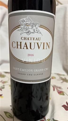 Bordeaux Saint-Émilion Grand Cru Grand Cru Château Chauvin 2016