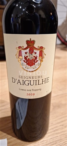 Bordeaux Castillon-Côtes-de-Bordeaux Seigneurs Aiguilhe 2020