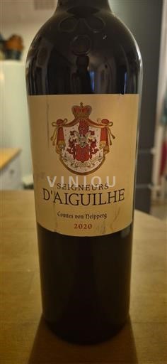 Bordeaux Castillon-Côtes-de-Bordeaux Seigneurs Aiguilhe 2020