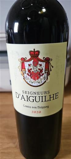 Bordeaux Castillon-côtes-de-bordeaux Seigneurs Aiguilhe 2020