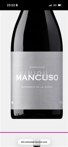 Aragonija Ni doloceno Mancuso 2021