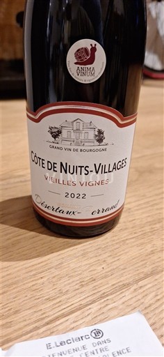 Burgundy Côte de Nuits Villages Domaine Delarche Vieilles Vignes 2022
