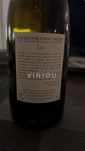 Loiretal Muscadet-Sèvre-et-Maine Domaine La Fessardière Goulaine 2017