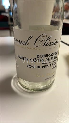 Burgundi Hautes Côtes de Nuits Emmanuel Olivier 2020