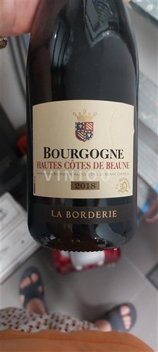 Bourgogne Hautes Côtes de beaune La Borderie 2018