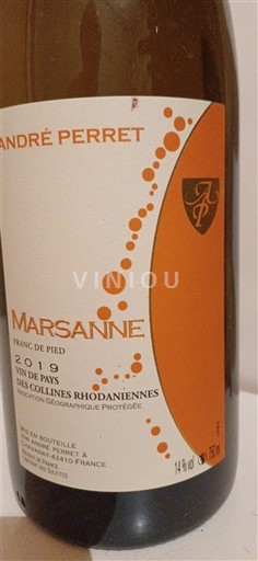Alpy a Rhonské oblasti Rhodanské pahorkatiny André Perret Marsanne Franc de Pied 2019