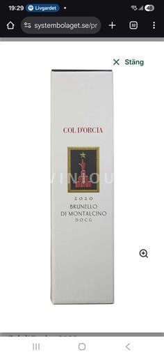 Тоскана Брунелло ді Монтальчино Col Orcia 2020