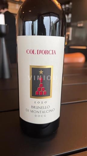 Tuscany Brunello di Montalcino Col Orcia 2020