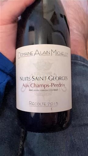 Burgundi Nuits-saint-georges Domaine Alain Michelot Aux Champs-Perdrix 2015