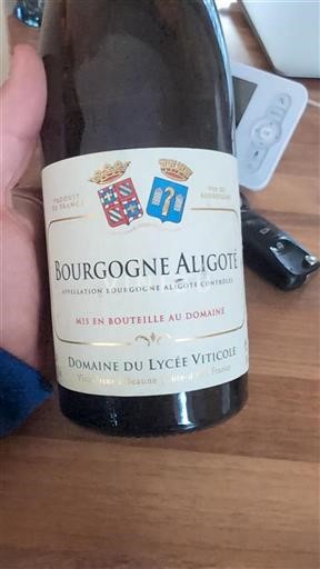Borgoña Borgoña-Aligoté Domaine Lycée Viticole 2015