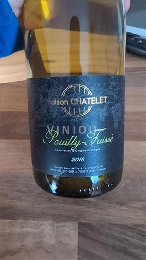 Borgoña Pouilly-fuissé Maison Chatelet 2018