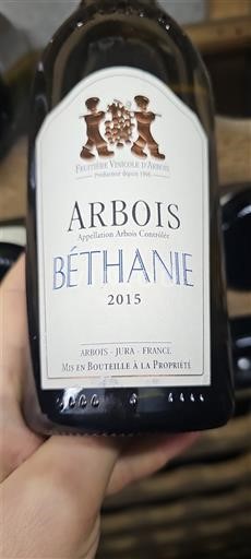 Jura Arbois Fruitière Vinicole Arbois Béthanie 2015