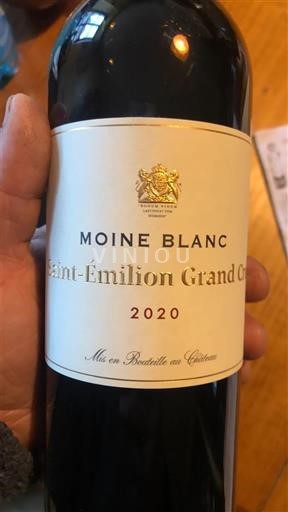 Bordeaux Saint-Émilion Grand Cru Moine Blanc 2020