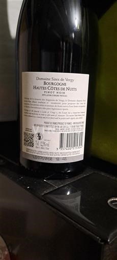 Bourgondië Hautes Côtes de Nuits Grand Cru Domaine Stres de Vergy 2023