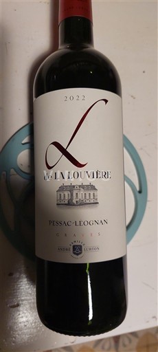 Bordeaux Pessac-Léognan Château La Louvière L de La Louvière 2022