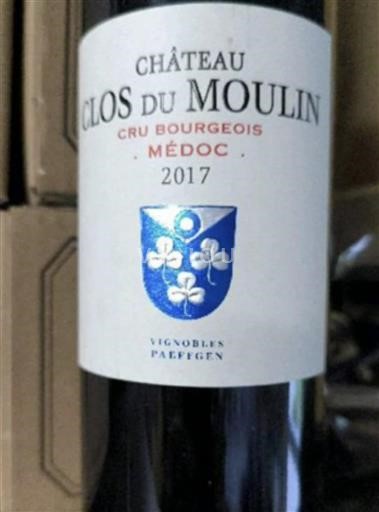Bordeaux Haut-Médoc Château Clos du Moulin 2017