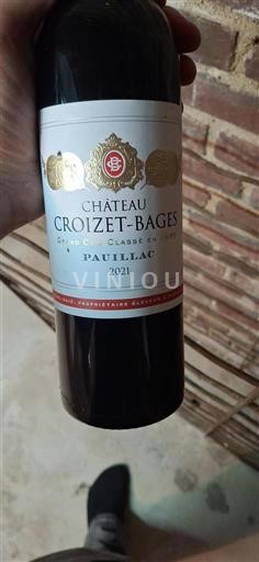 Bordeaux Pauillac Grand Cru Croizet-Bages 2021