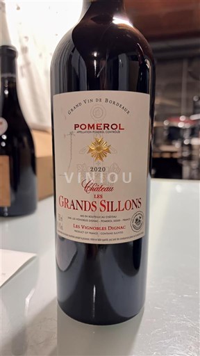 Bordeaux Pomerol Château Les Grands Sillons 2020