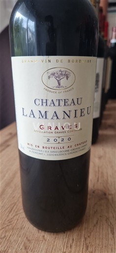 Bordeaux Graves Château Lamaniueu 2020