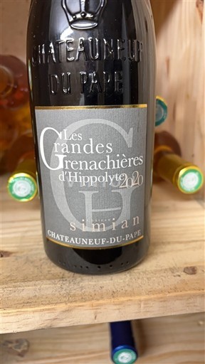 Valle del Rodano Châteauneuf-du-Pape Simian Les Grandes Grenachières d'Hippolyte 2020