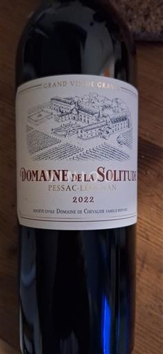 Bordeaux Pessac-Léognan Domaine La Solitude 2022