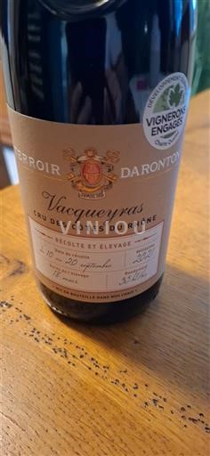 Rhônen laakso Vacqueyras Vestigor Daronton 2021