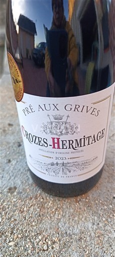 Rhônedalen Crozes-Hermitage Pré aux Grives 2023