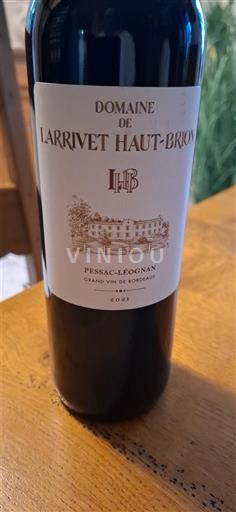 Bordeaux Pessac-Léognan Domaine Larrivet Haut-Brion 2021