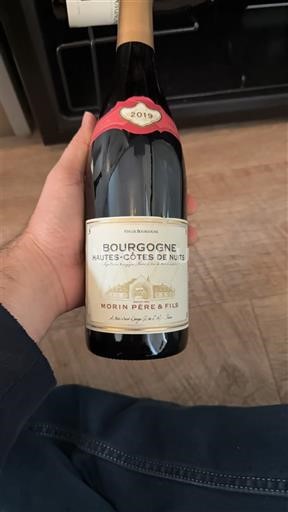 Bourgondië Hautes Côtes de Nuits Morin Père et Fils 2019