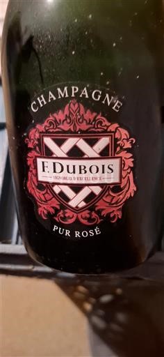 Champaña Champán F. Dubois Pur Rosé Sin añada