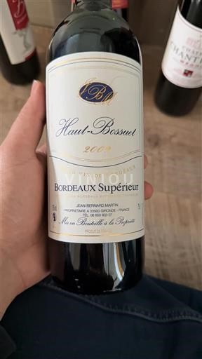 Bordeaux Bordeaux Supérieur Haut-Bossuet 2009