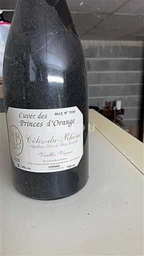 Thung lũng Rhône Côtes-du-rhône Cuvée des Princes Orange 2020