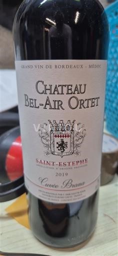 Bordeaux Saint-Estèphe Château Bel-Air Ortet Brana 2019