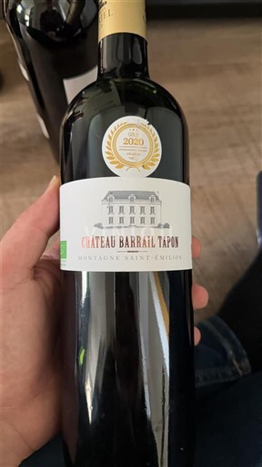 Bordeaux Montagne-Saint-Émilion Château Barrail Tapon 2020