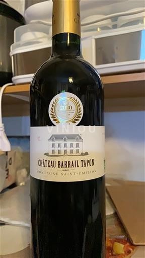 Bordeaux Montagne-saint-émilion Château Barrail Tapon 2020