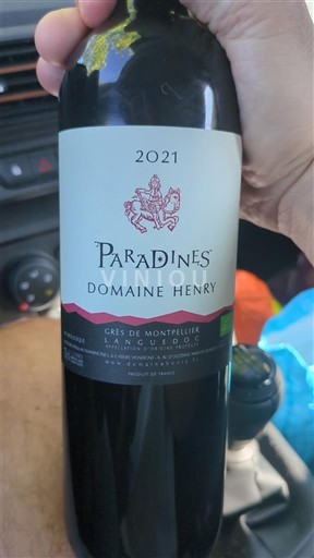 Languedoc Grès de Montpellier Domaine Henry Paradines 2021