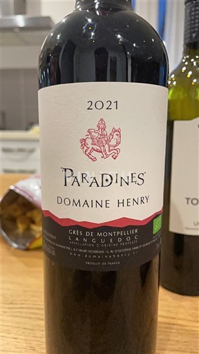 Linguadoca Grès di Montpellier Domaine Henry Paradines 2021