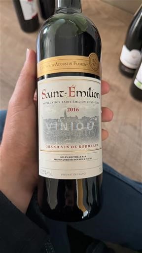 Bordeaux Saint-Émilion Augustin Florent 2016